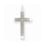 14k White Gold Laser Designed Cross pendant, Gorgeous Pendants for Necklace