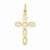 14k Gold Laser Designed Cross Pendant, Adorable Pendants for Necklace