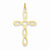 14k Gold Laser Designed Cross Pendant, Beautiful Pendants for Necklace