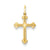 14k Gold Laser Designed Cross Charm hide-image