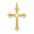 14k Gold Laser Designed Cross Pendant, Stylish Pendants for Necklace