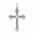 14k White Gold Laser Designed Cross Pendant, Alluring Pendants for Necklace