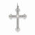 14k White Gold Laser Designed Cross Pendant, Appealing Pendants for Necklace