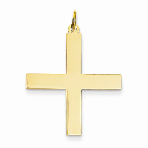 14k Gold Laser Designed Cross Pendant, Beautiful Pendants for Necklace