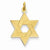 14k Gold Laser Designed Star of David pendant, Exquisite Pendants for Necklace