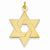 14k Gold Laser Designed Star of David pendant, Fine Pendants for Necklace