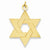 14k Gold Laser Designed Star of David pendant, Pendants for Necklace