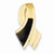 14k Gold Onyx Slide Pendant, Pendants for Necklace