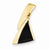 14k Gold Onyx Slide Pendant, Pretty Pendants for Necklace