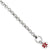 Sterling Silver Engraveable Enameled Hexagon Medical Id Bracelet