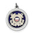 US Coast Guard Disc Charm in Sterling Silver