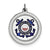 Sterling Silver US Coast Guard Disc Charm hide-image