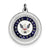 Sterling Silver US Navy Disc Charm hide-image
