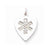 Sterling Silver Engraveable Non-Enameled Heart Medical pendant, Beautiful Pendants for Necklace