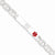 Sterling Silver Polished Medical Anchor Link Id Bracelet