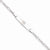 Sterling Silver Childrens Non-Enameled Medical Id Figaro Link Bracelet