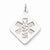Sterling Silver Non-enameled Medical Jewelry pendant, Stylish Pendants for Necklace