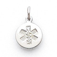 Sterling Silver Non-enameled Medical Jewelry Charm hide-image