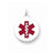 Sterling Silver Medical Jewelry Pendant, Dazzling Pendants for Necklace
