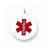 Sterling Silver Medical Jewelry Pendant, Delightful Pendants for Necklace