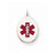 Sterling Silver Medical Jewelry pendant, Stylish Pendants for Necklace
