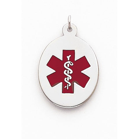 Sterling Silver Medical Jewelry pendant, Alluring Pendants for Necklace