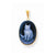 14k Gold 13x18 Sitting Cat Agate Cameo Pendant, Pendants for Necklace