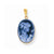 14k Gold 13x18 Lady Profile Agate Cameo Pendant, Pendants for Necklace
