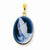14k Gold 13x18 Hands in Prayer Agate Cameo Pendant, Pendants for Necklace