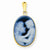 14k Gold Mother Agate Cameo Pendant, Pendants for Necklace