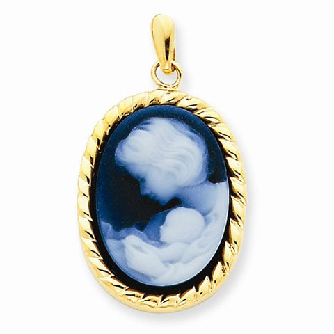 14k Gold New Arrival III Agate Cameo pendant, Appealing Pendants for Necklace
