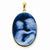 14k Gold Everlasting Love 18x25mm Agate Cameo Pendant, Pendants for Necklace