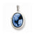 14k White Gold Heavens Gift Cameo w/Sentiment pendant, Dazzling Pendants for Necklace