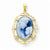 14k Gold Heavens Gift Diamond Cameo w/Sentiment pendant, Classy Pendants for Necklace