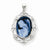 14k White Gold Wings of Love Diamonds Cameo pendant, Gorgeous Pendants for Necklace