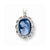 14k White Gold Wings of Love Diamonds Cameo pendant, Stylish Pendants for Necklace