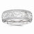 14k White Gold 7mm Fancy Wedding Band