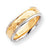14k Two-tone Wedding Band