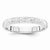 14k white gold hand engraved Wedding Band