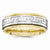 14k Two-Tone New Fancy Wedding Band