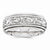 14k White Gold New Fancy Wedding Band