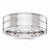14k White Gold New Fancy Wedding Band