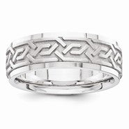 14k New Fancy Wedding Band