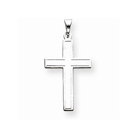 14k White Gold Latin Cross pendant, Delightful Pendants for Necklace