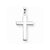 14k White Gold Latin Cross pendant, Delightful Pendants for Necklace