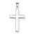 14k White Gold Cross Pendant, Exquisite Pendants for Necklace