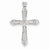 14k White Gold Diamond Cross Pendant, Pretty Pendants for Necklace