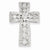 14k White Gold Diamond Filigree Cross pendant, Alluring Pendants for Necklace