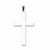 14k White Gold Polished Cross pendant, Delightful Pendants for Necklace