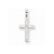 14k White Gold Solid Cross pendant, Gorgeous Pendants for Necklace